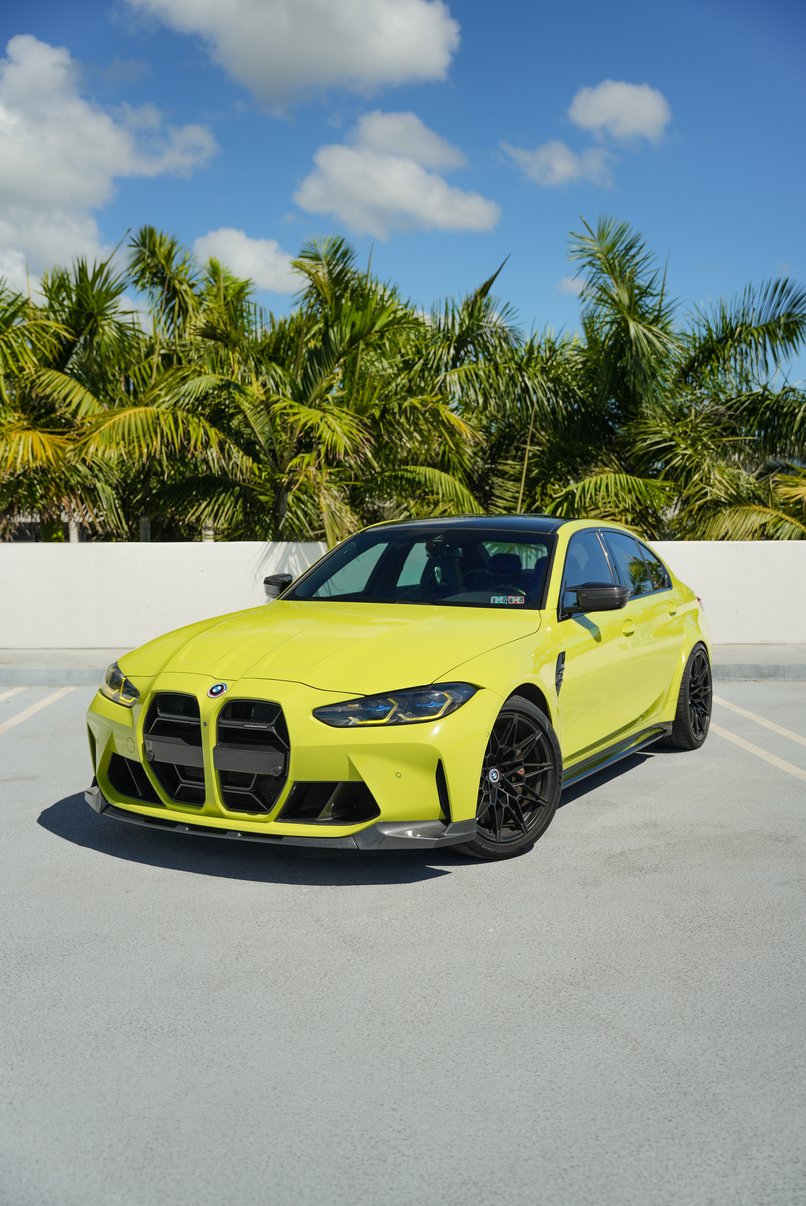 Rent BMW M3 Yellow in Miami – Luxury Sports Car Rental