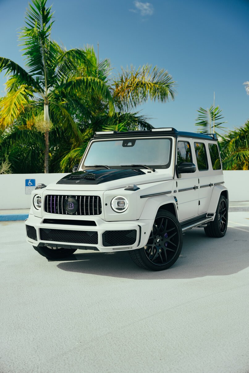 Mercedes G63 Brabus Grey rental in Miami – Exotic SUV Hire
